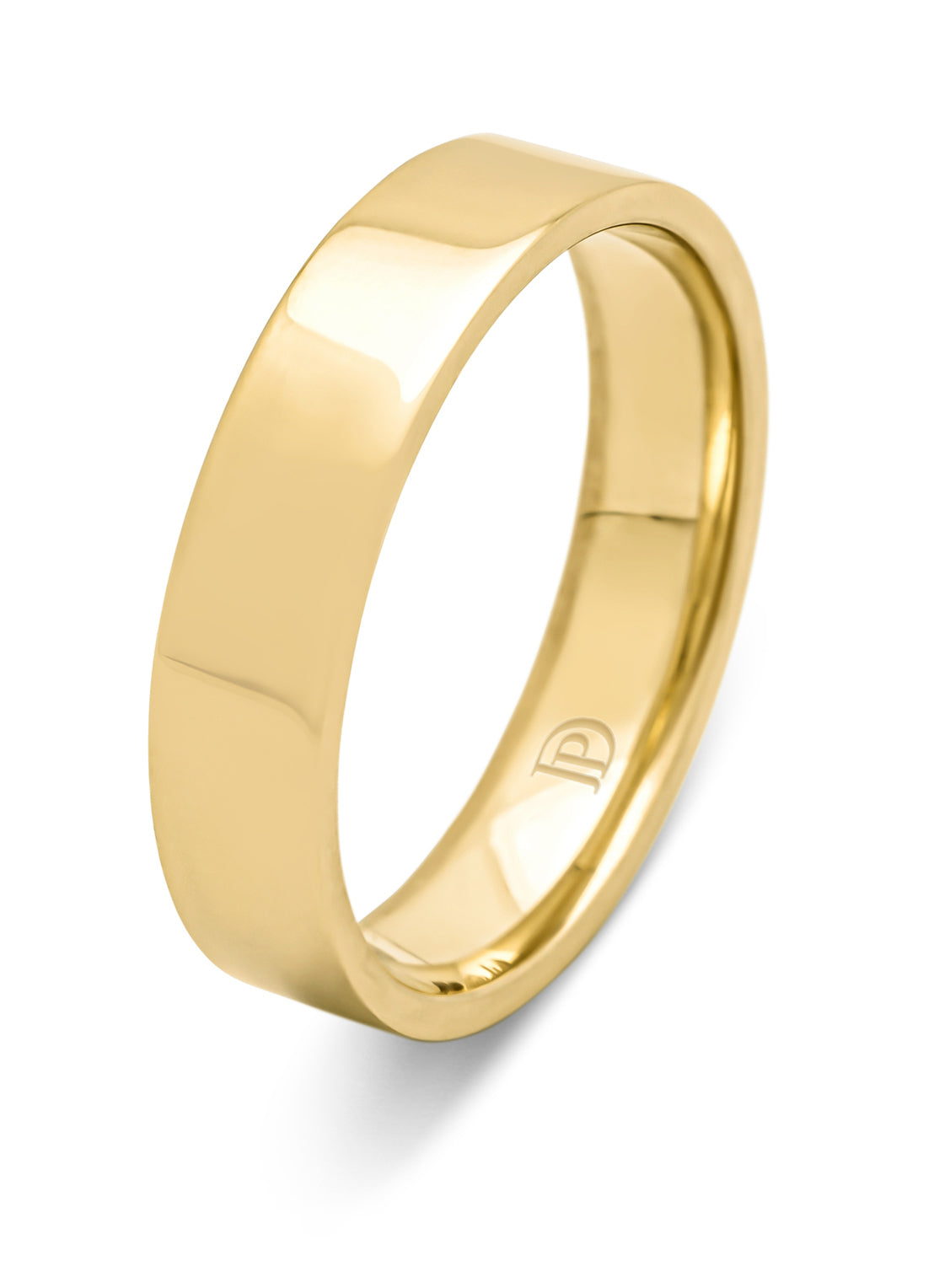 Geelgouden 14 kt trouwring, Wedding