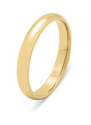 Geelgouden 14 kt trouwring, Wedding