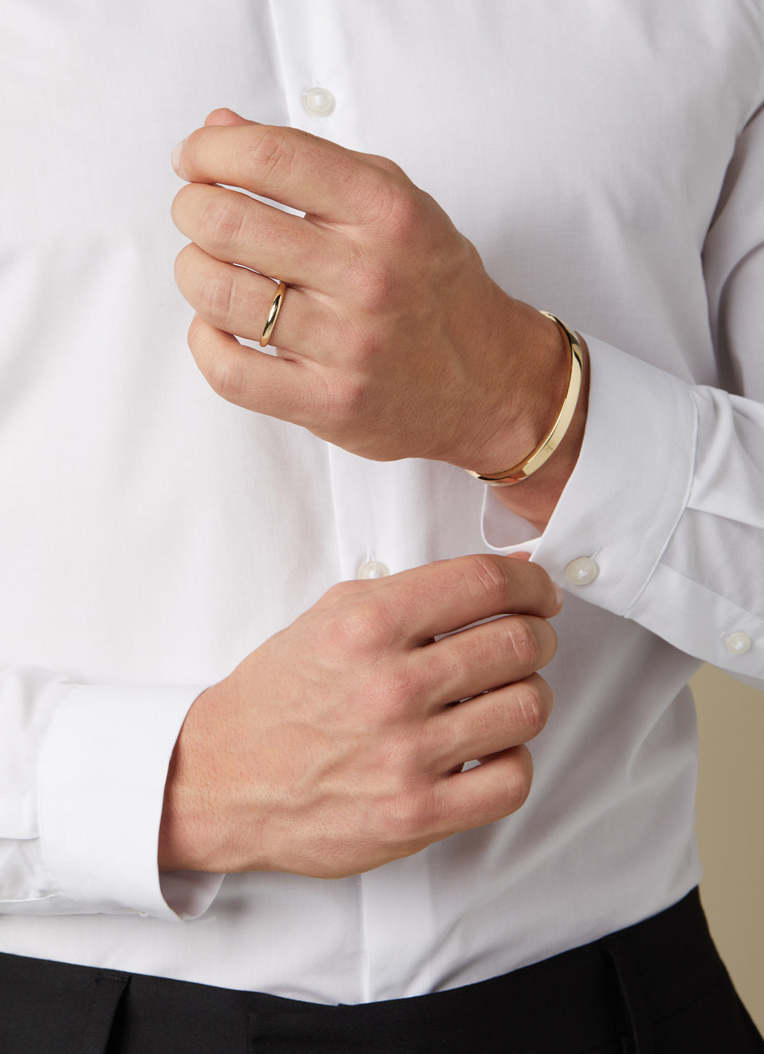 Geelgouden 14 kt trouwring, Wedding