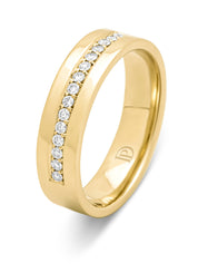 Geelgouden 18 kt trouwring, Wedding