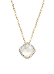 Geelgouden collier, 1.40 kwarts, Fiësta