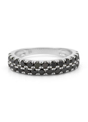 White gold ring, 1.16 ct diamond, ensemble