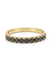 Geelgouden ring, 0.45 ct diamant, Ensemble