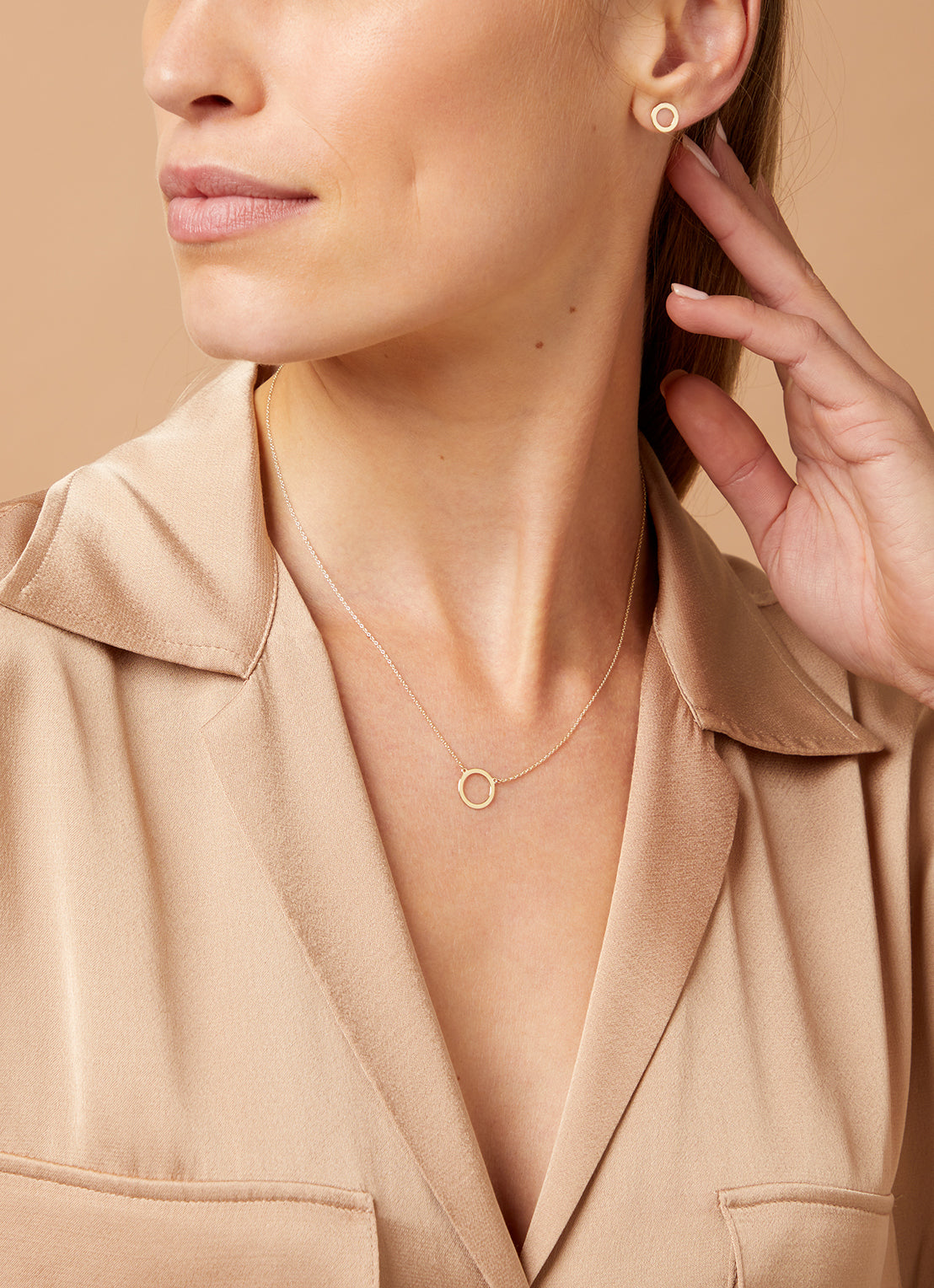 Yellow gold ear jewelry Marigold