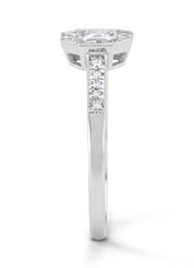 White gold ring, 0.55 ct diamond, Since 1904