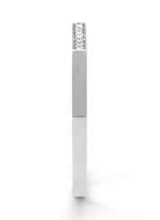 White gold ring, 0.03 ct diamond, Ensemble