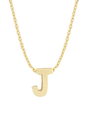 Geelgouden hanger J, Alphabet