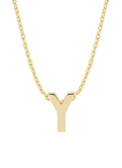 Geelgouden hanger Y, Alphabet