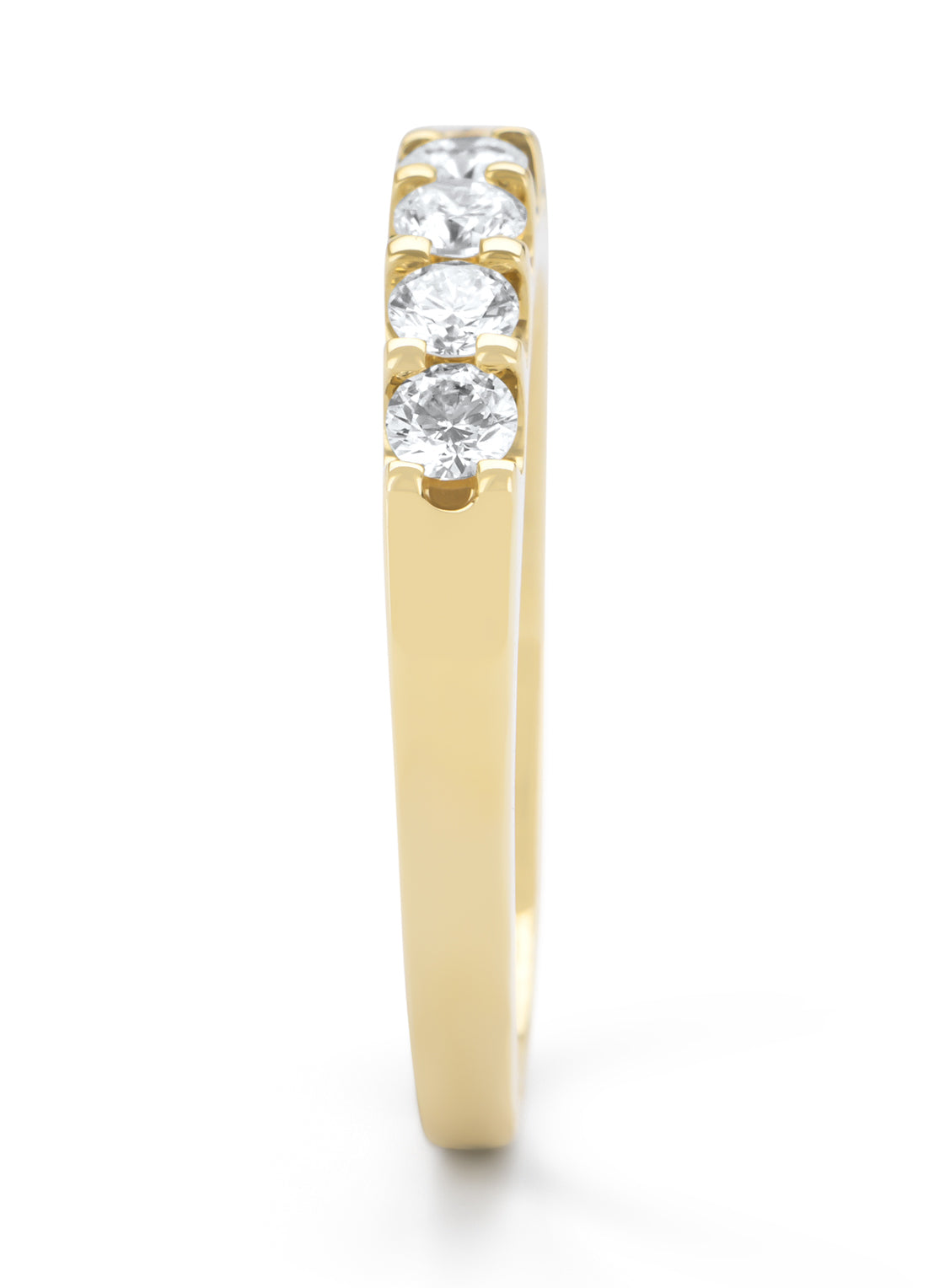 Geelgouden ring, 0.50 ct diamant, Wedding