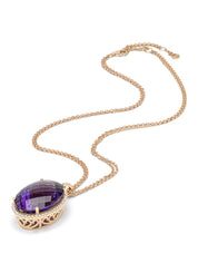 Roségouden collier, 39,25 ct amethist, Gallery
