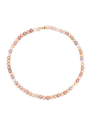 Yellow gold pearl necklace Rivièra 45 cm