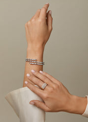 Witgouden armband, 1.50 ct diamant, Gallery