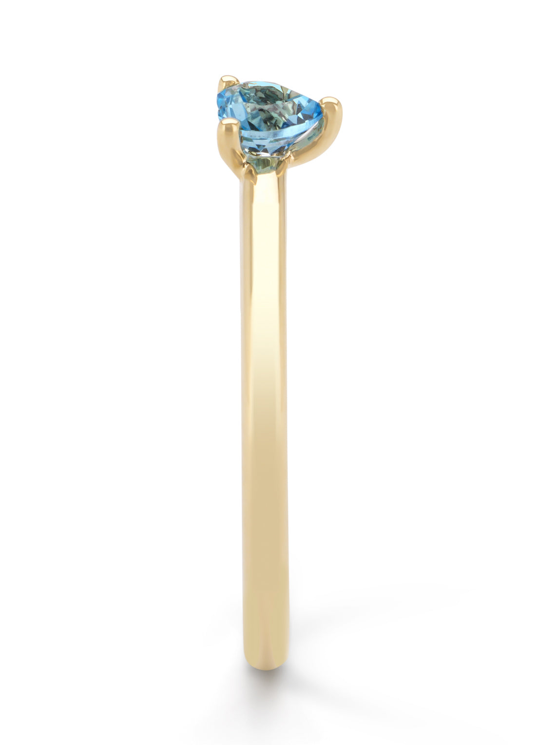 Geelgouden ring, 0.30 ct topaas, Joy