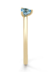 Geelgouden ring, 0.30 ct topaas, Joy