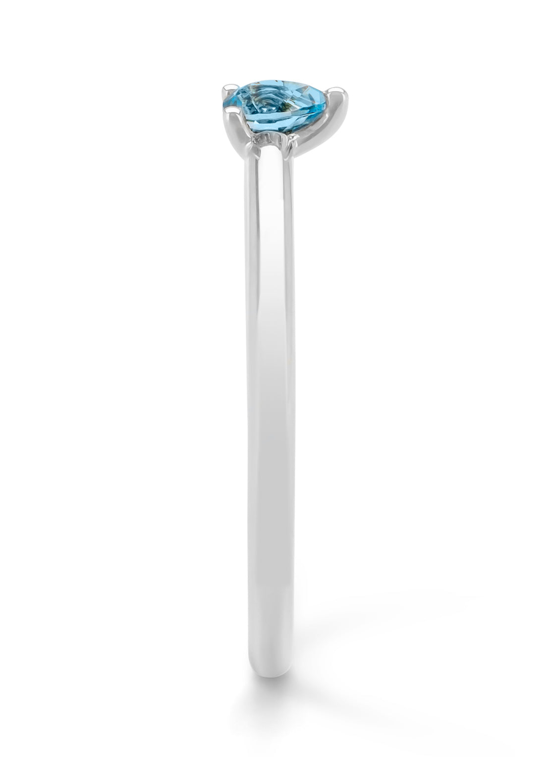 White gold ring, 0.18 CT Topaz, Joy