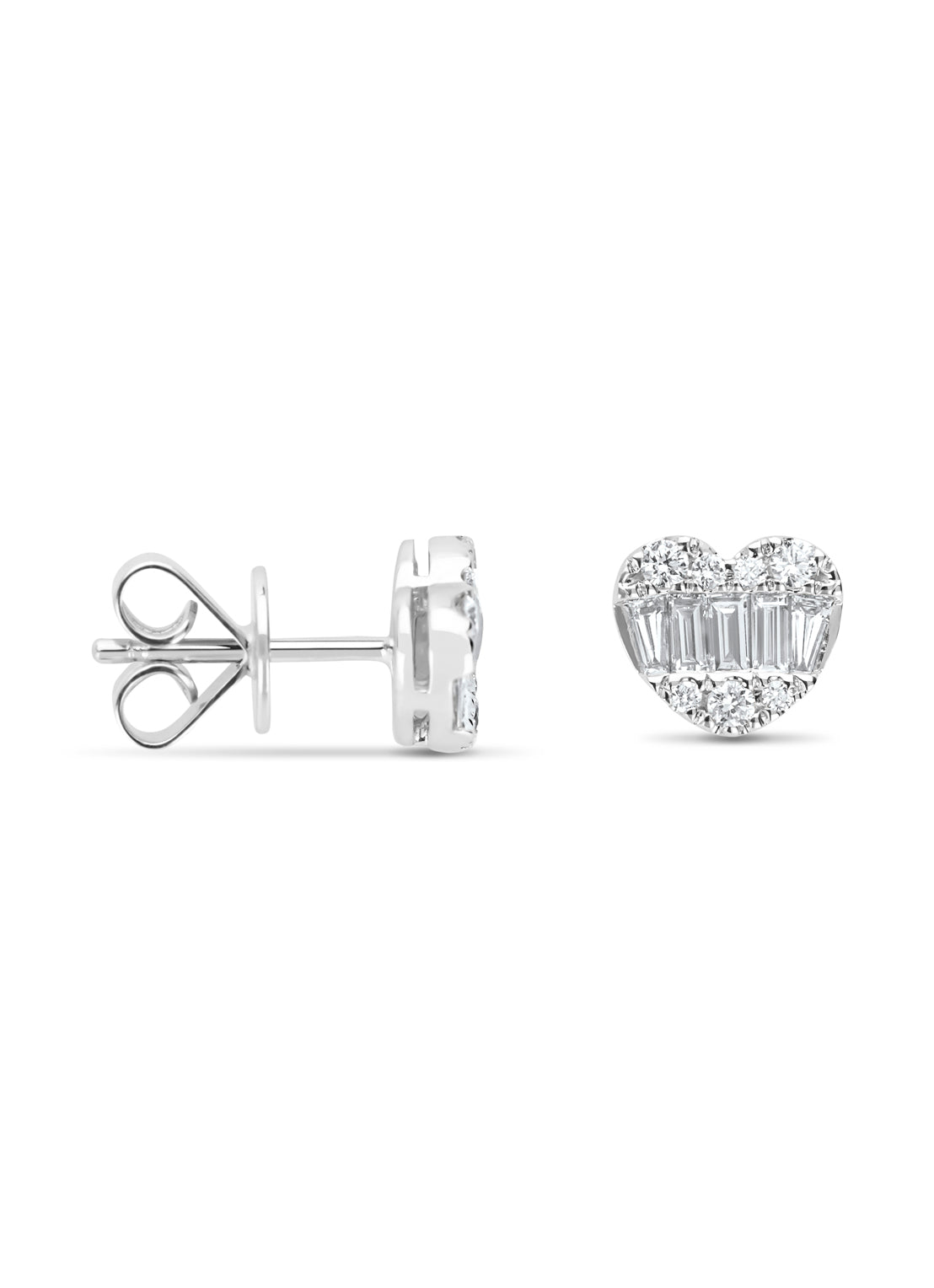 Witgouden oorsieraden, 0.41 ct diamant, Gallery