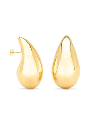 Yellow gold 'Teardrop' earrings Marigold