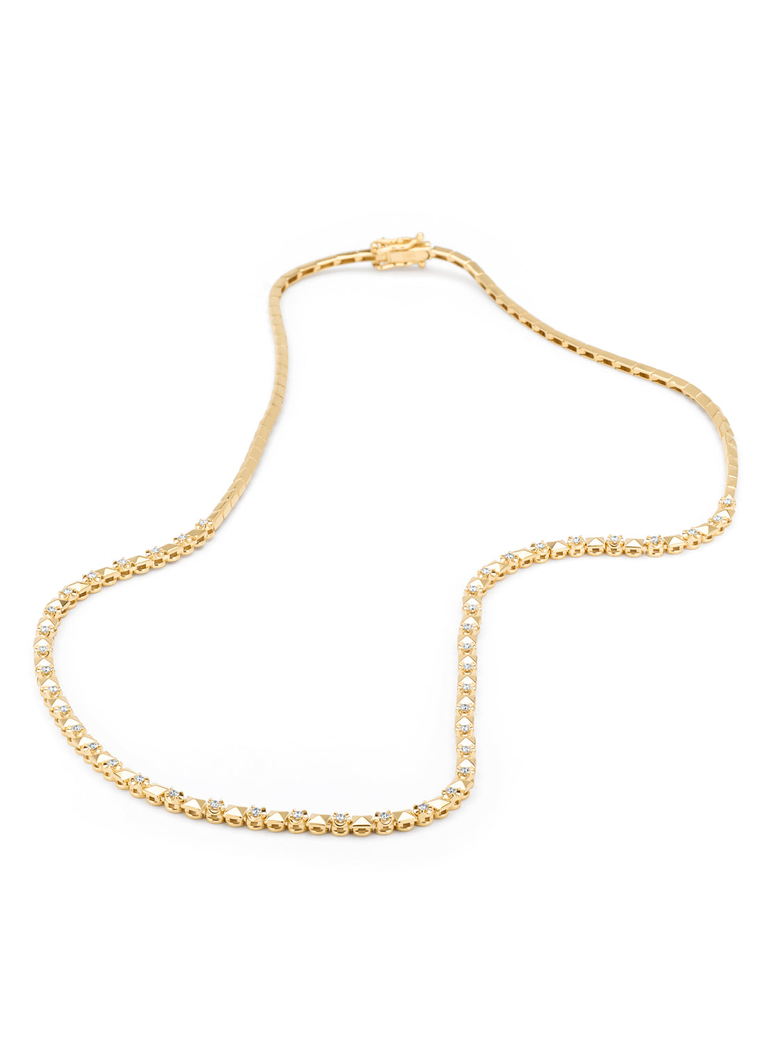 Yellow gold Collier, 0.47 CT Diamond, Ensemble