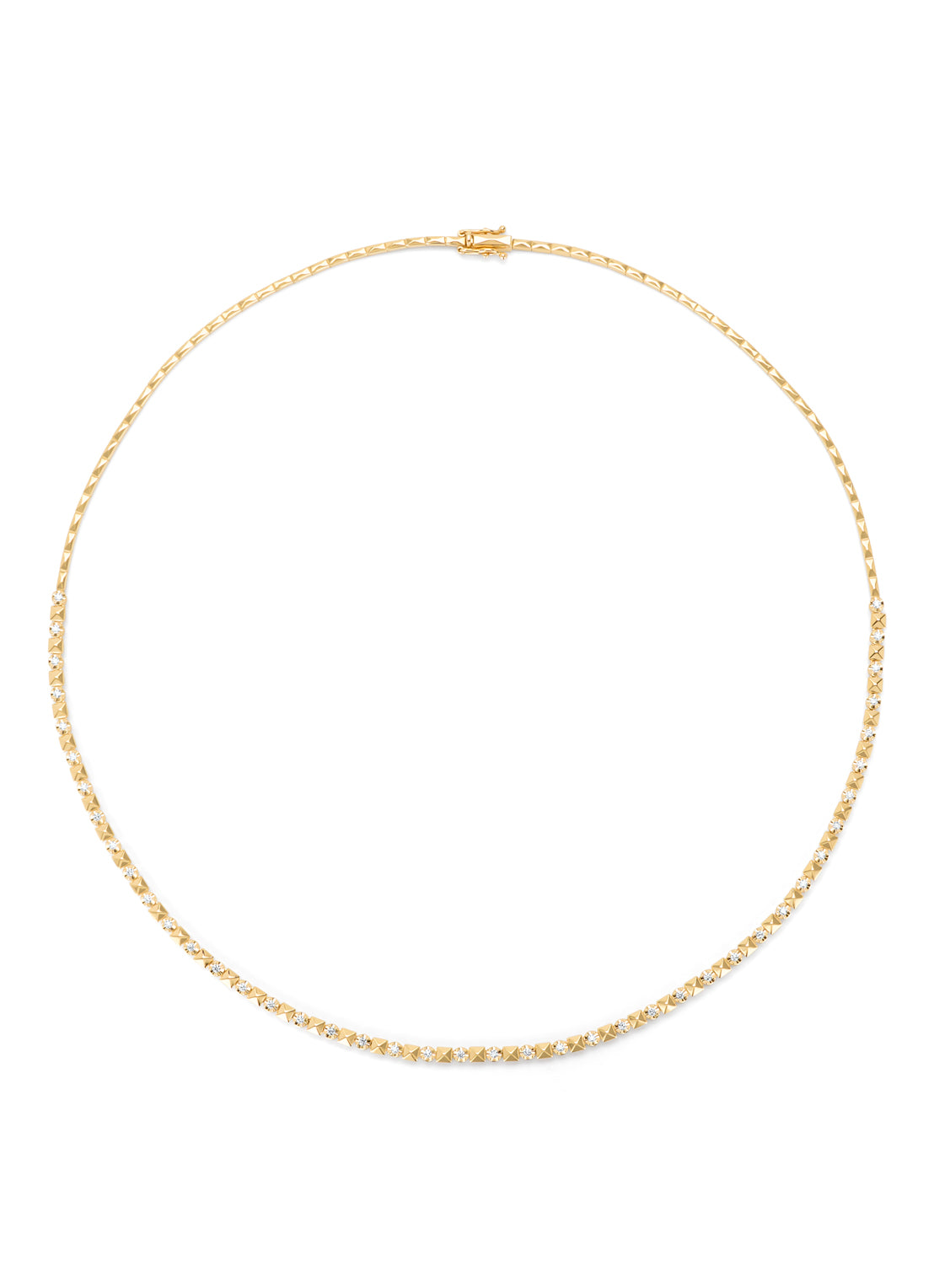 Yellow gold Collier, 0.47 CT Diamond, Ensemble
