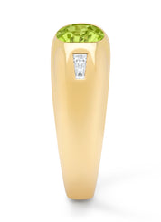 Geelgouden ring, 1.27 ct peridoot, BOLD