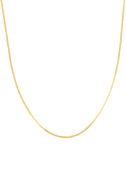 Geelgouden gourmet lengtecollier Timeless Treasures 42 cm