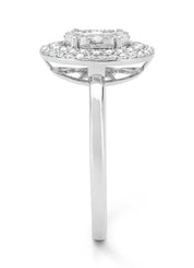White gold ring, 0.42 ct diamond, Enchanted