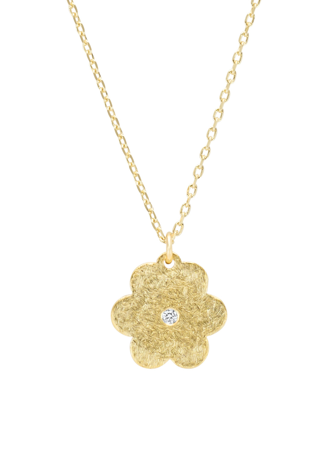 Yellow gold necklace Marigold