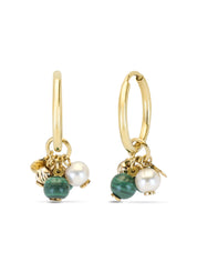 Yellow gold earring Marigold