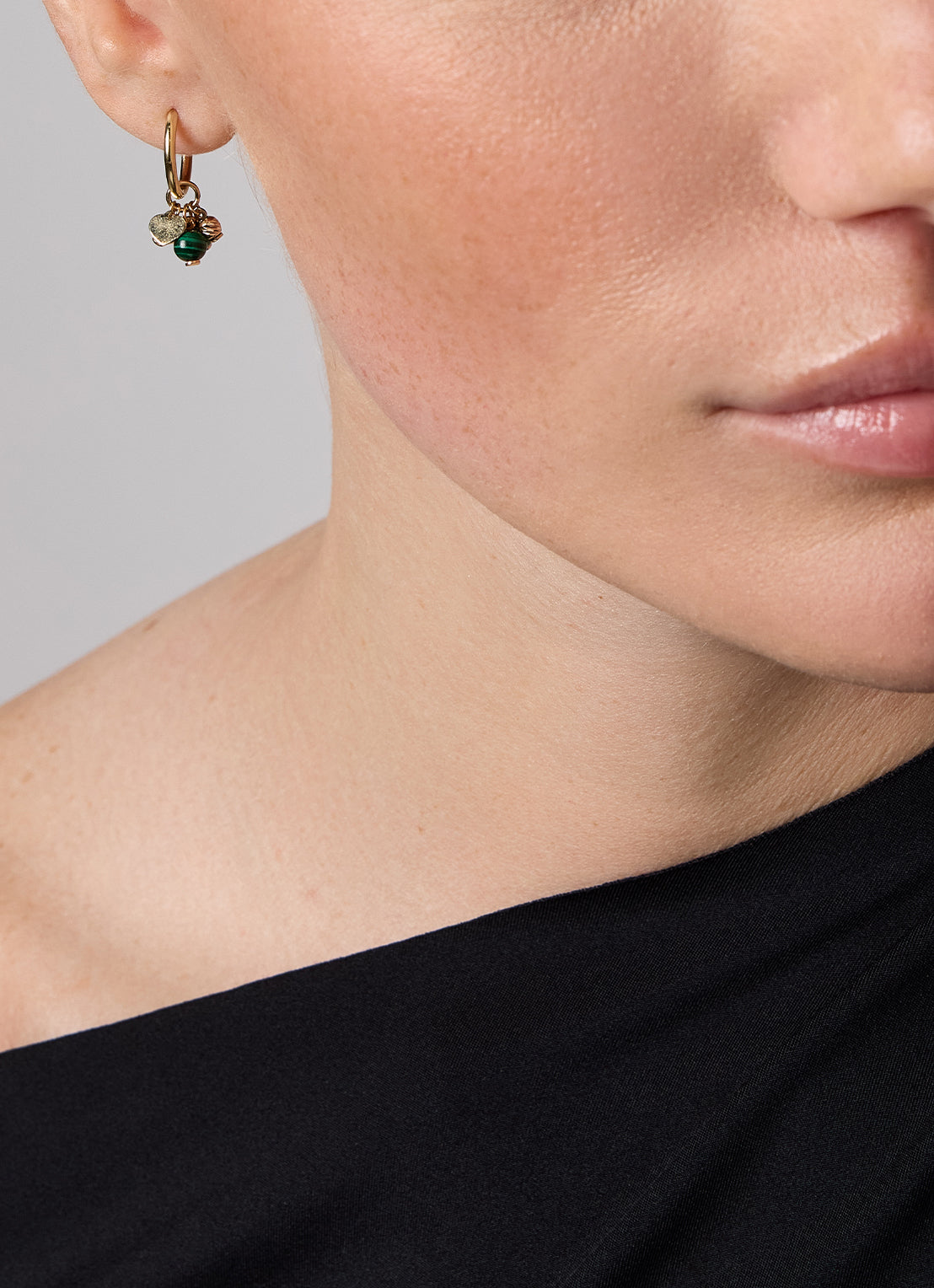 Yellow gold earring Marigold