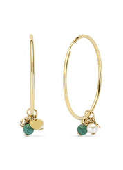 Yellow gold earring Marigold