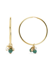 Yellow gold earring Marigold