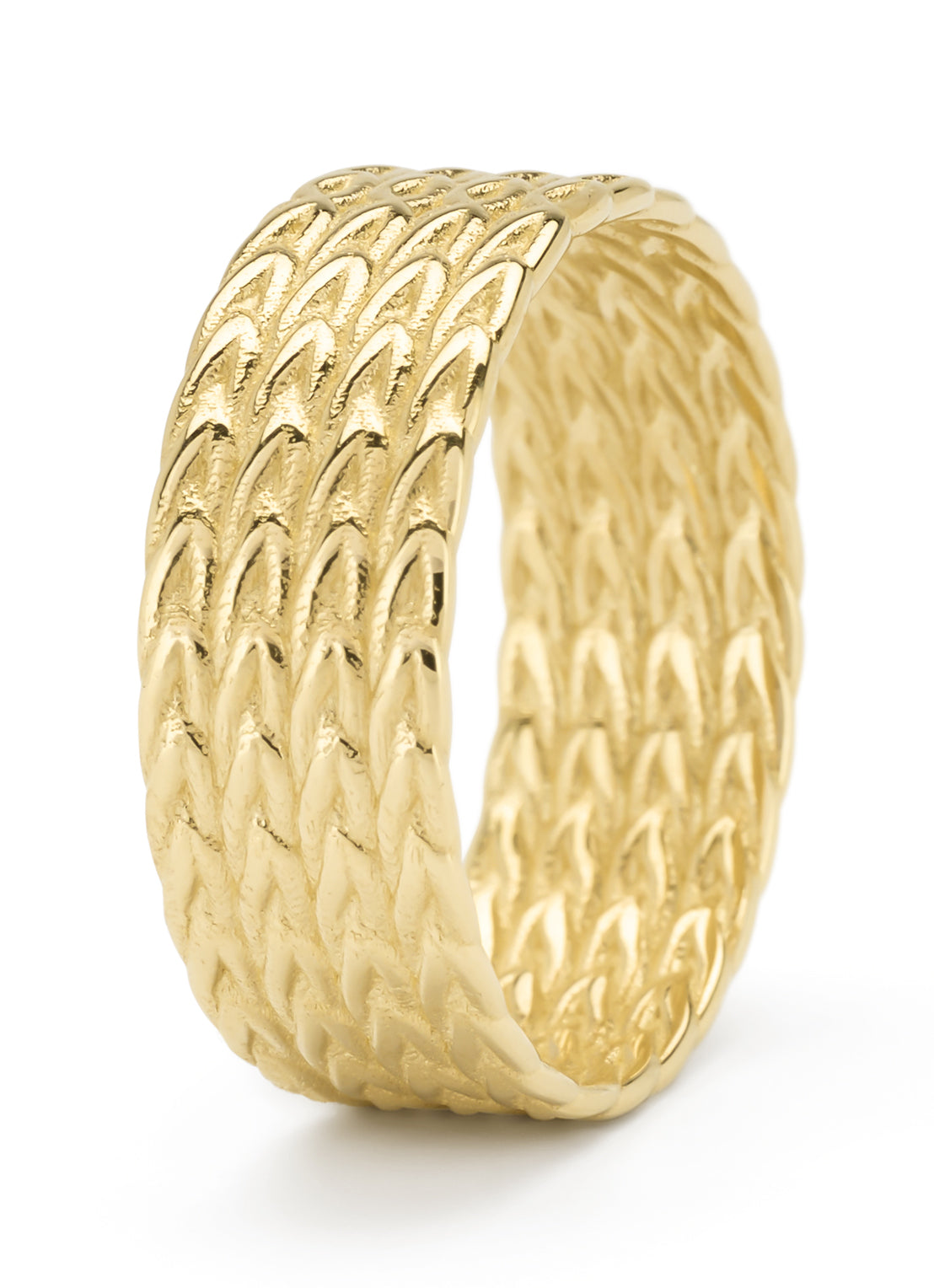 Yellow gold ring Marigold