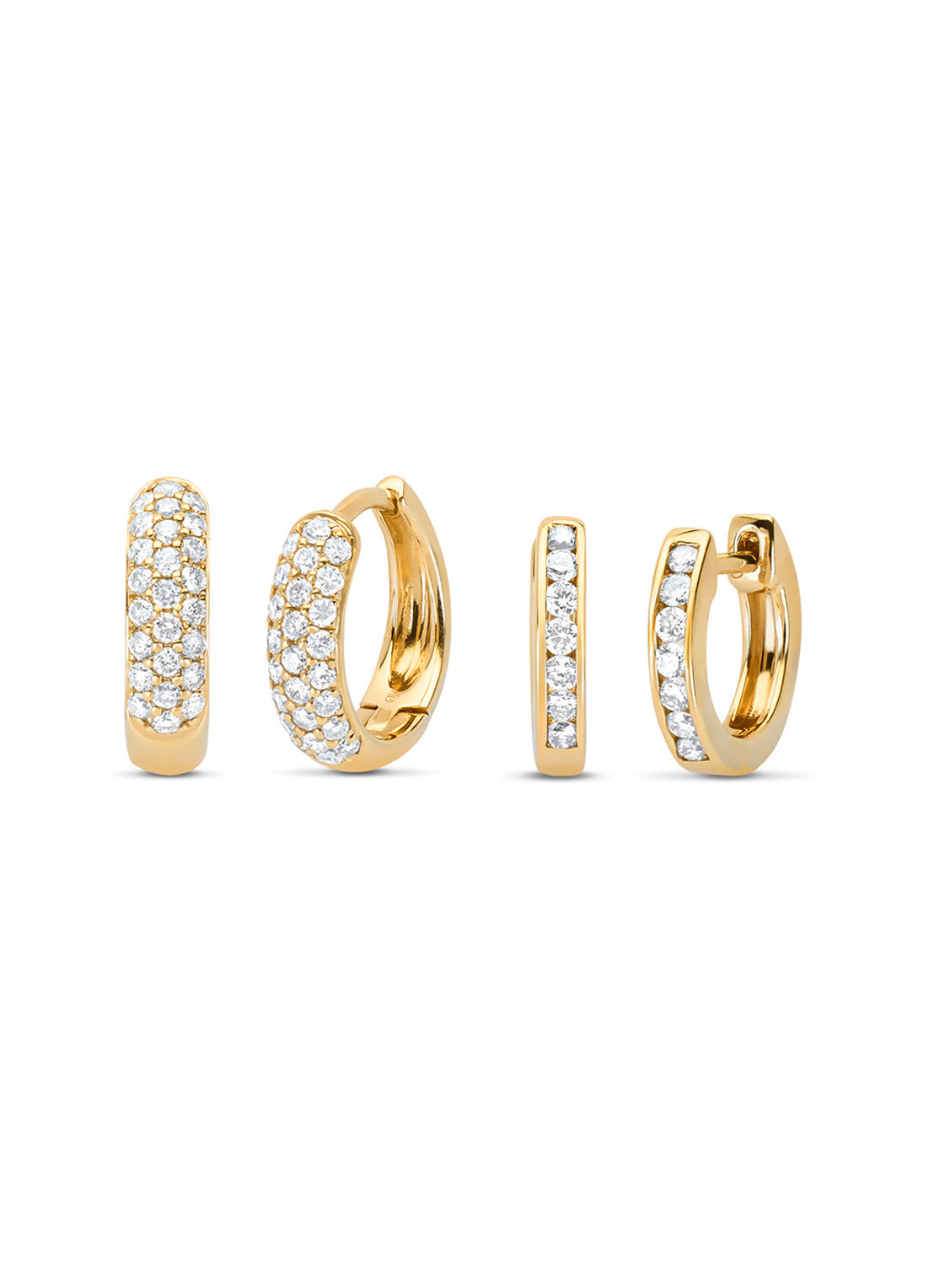 Diamond earrings set, Caviar & Alliance