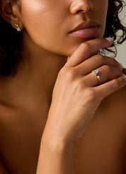 Gold ear jewelry, 0.54 CT Diamant, Fourever