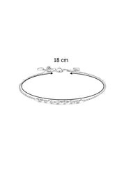 White gold bracelet, 0.11 CT Diamant, Joy
