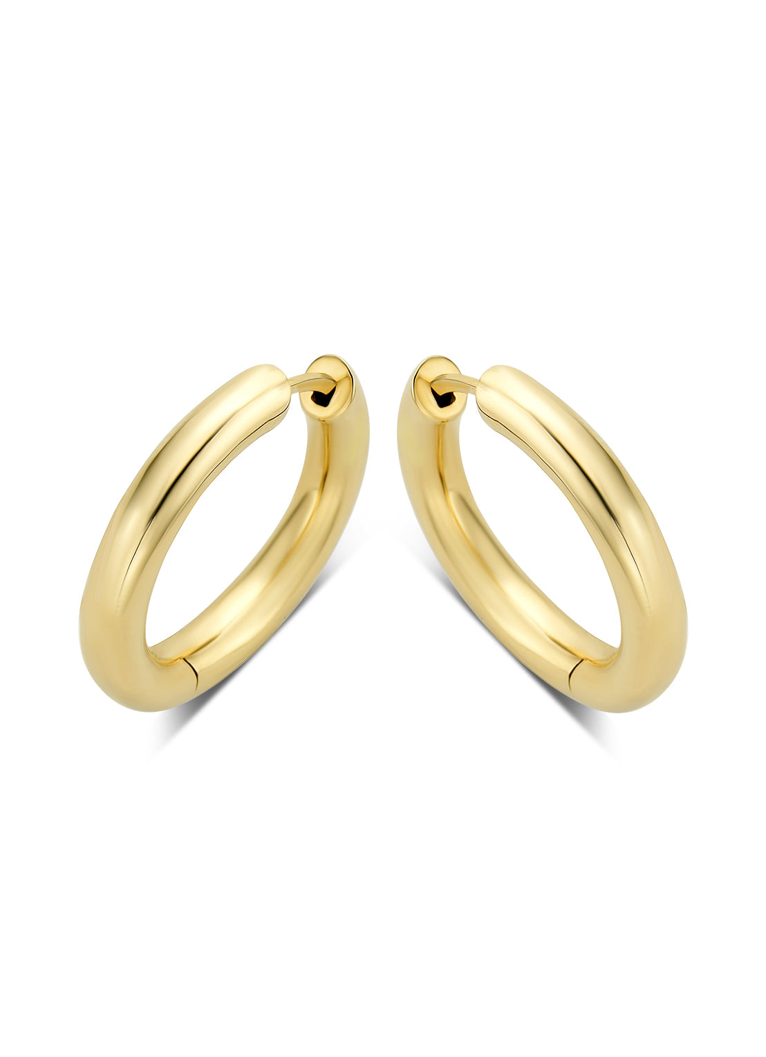 Yellow gold earrings timeless treasures l