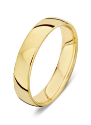 Geelgouden 18 kt trouwring, Wedding
