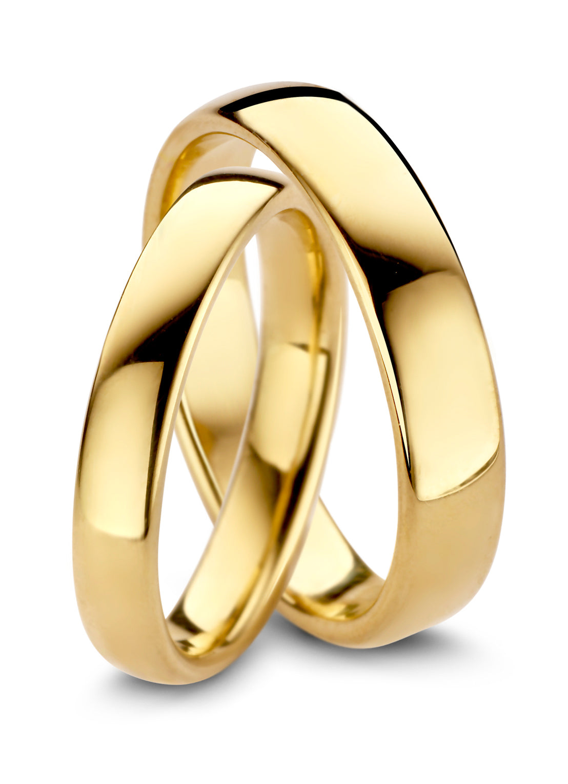Geelgouden 18 kt trouwring, Wedding