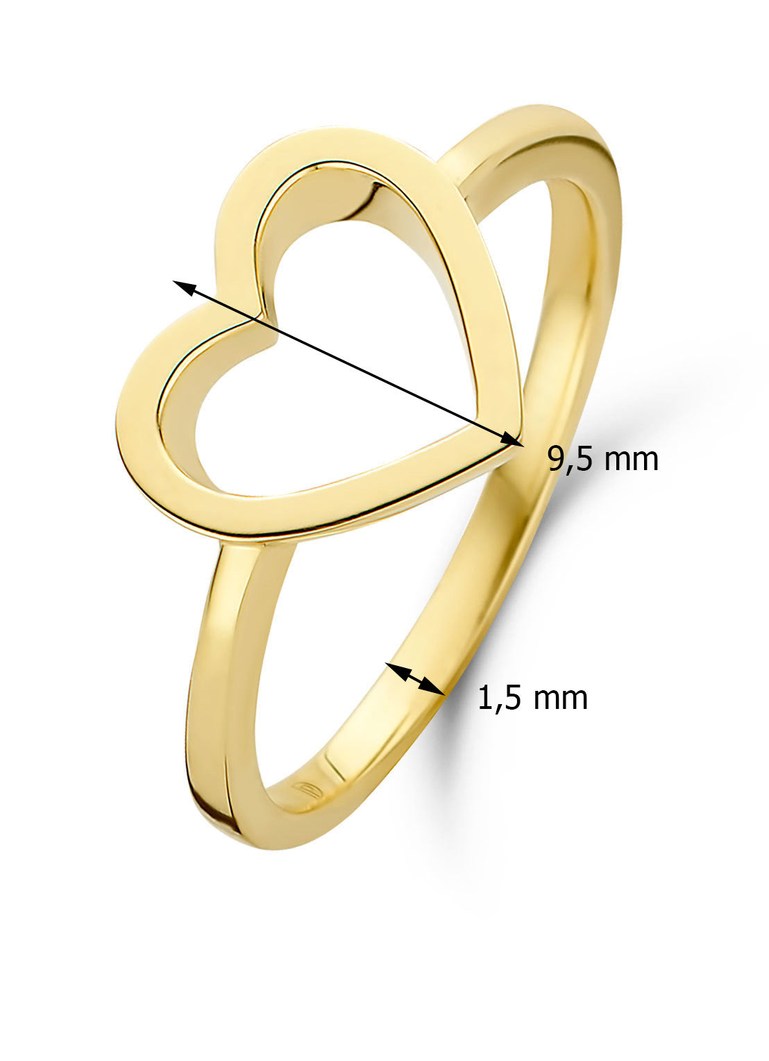 Yellow gold ring dreamer