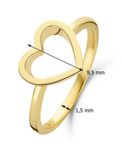 Yellow gold ring dreamer