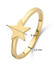 Yellow gold ring dreamer