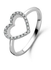 White gold ring, 0.08 CT Diamant, Dreamer