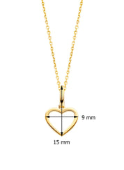 Yellow gold pendant Dreamer
