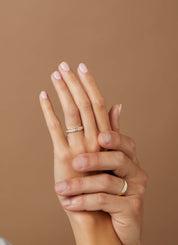 Geelgouden ring, 0.50 ct diamant, Wedding
