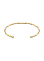 Yellow gold bracelet, 0.10 ct diamond, joy