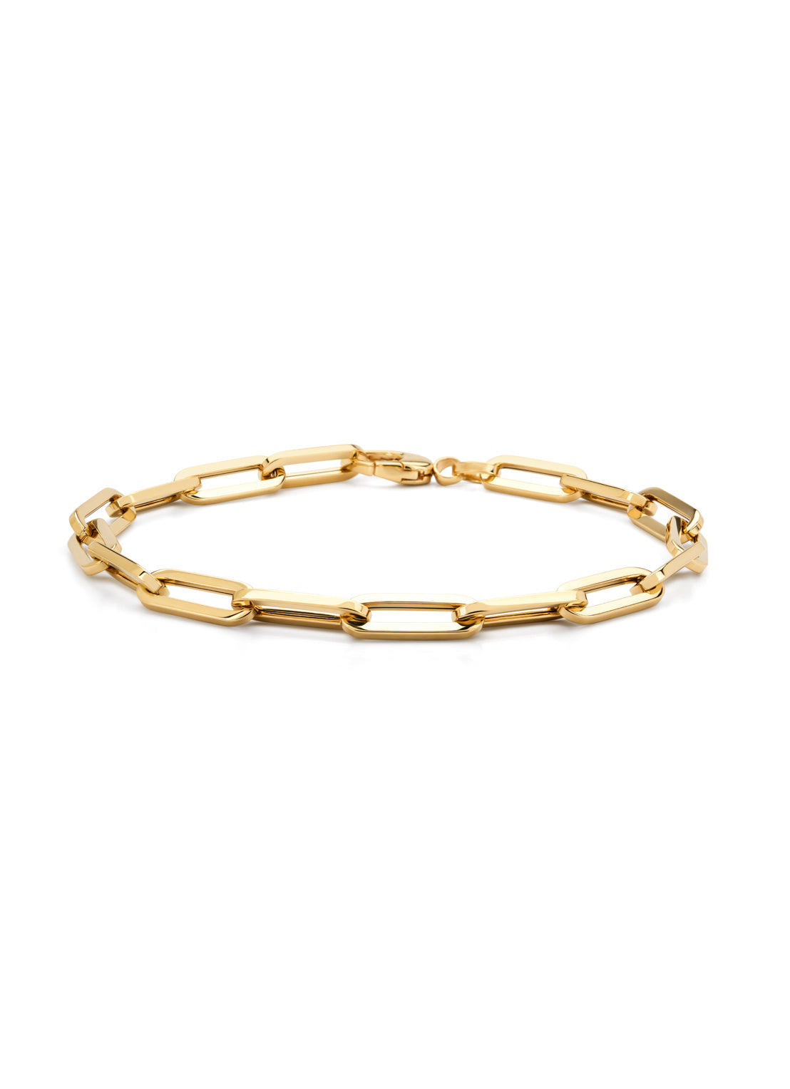Yellow gold switch bracelet Closed forever 20 cm