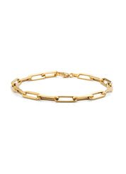 Yellow gold switch bracelet Closed forever 20 cm