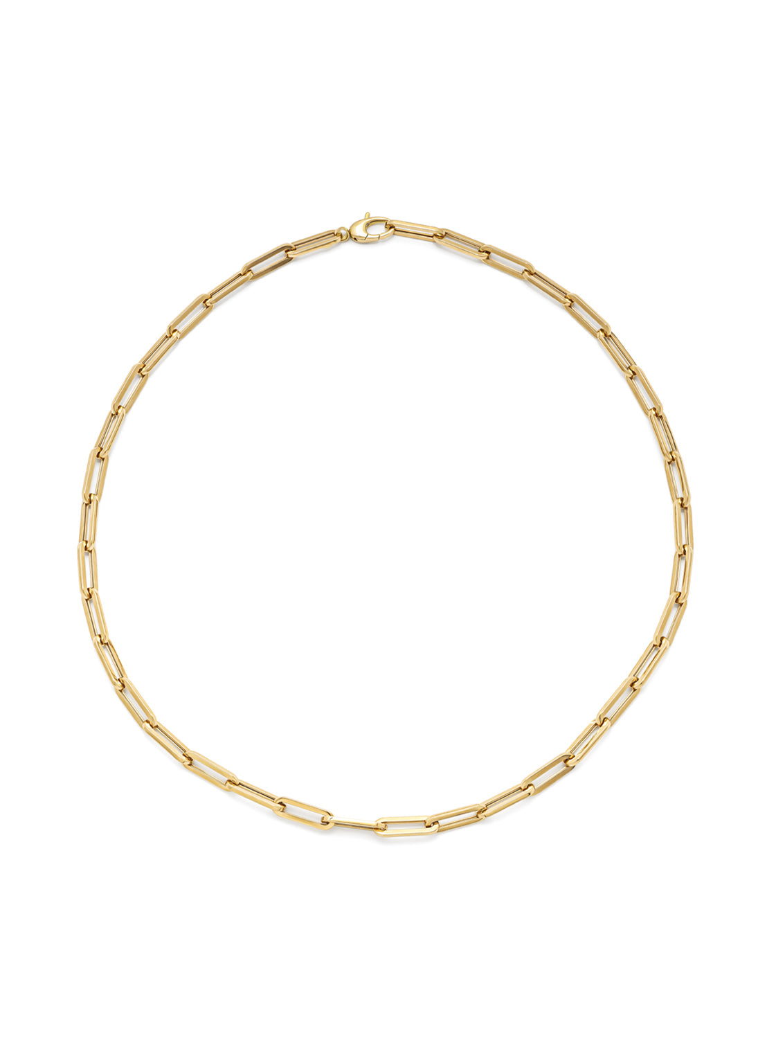 Yellow gold necklace Closed Forever 45 cm