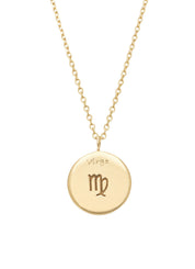 Geelgouden collier, Zodiac-Virgo, Maagd