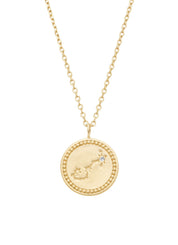 Geelgouden collier, Zodiac-Scorpio, Schorpioen